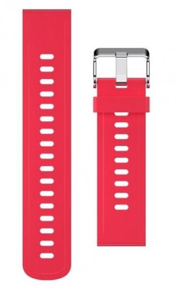 Szíj Aligator Watch 22mm szilikon - piros