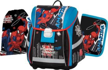 Oxybag školní set 3 dílný premium light - Spiderman