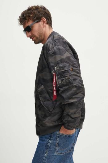 Bomber bunda Alpha Industries MA-1 CS Camo černá barva, přechodná