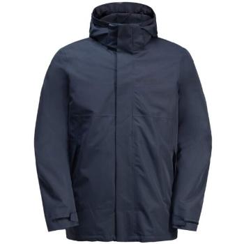 Jack Wolfskin LUNTAL 3IN1 M Pánská zateplená bunda, tmavě modrá, velikost