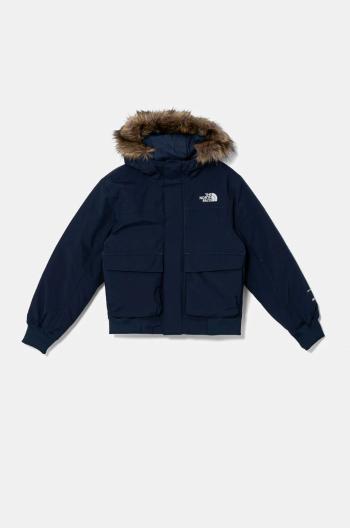 Dětská péřová bunda The North Face MCMURDO HOODED JACKET tmavomodrá barva, NF0A88V38K21