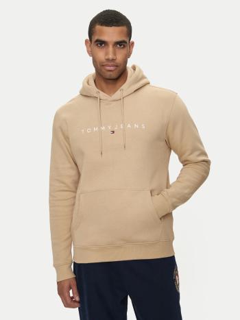 Tommy Jeans pánská béžová mikina - XL (AB9)