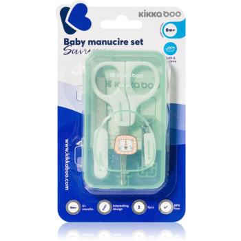 Kikkaboo Baby Manicure Set Savanna Mint sada k péči o dítě Mint