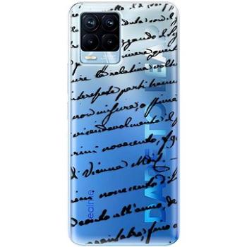 iSaprio Handwriting 01 - black pro Realme 8 / 8 Pro (hawri01b-TPU3-RLM8)