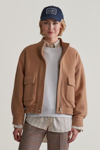 BUNDA GANT WOOL HARRINGTON JACKET WARM KHAKI