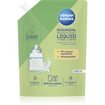 Canpol babies Ecological Washing Liquid mycí prostředek na dětské potřeby náhradní náplň 1000 ml