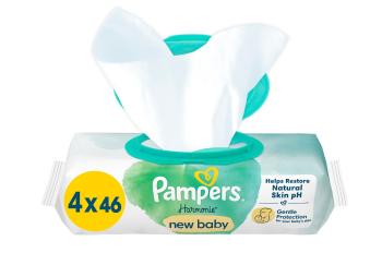 Pampers Harmonie New Baby vlhčené ubrousky 4x46 ks