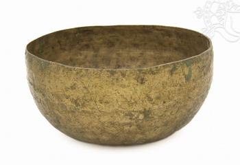 7 fémes kézi hangtál, különleges, antik - 827 g