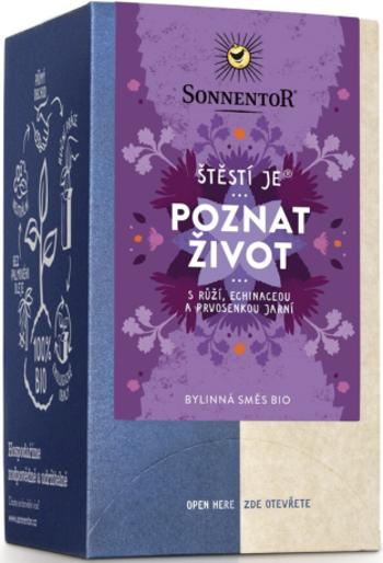 Štěstí je Poznat život (čaj bio, bylinná směs, porcovaný, 27 g)