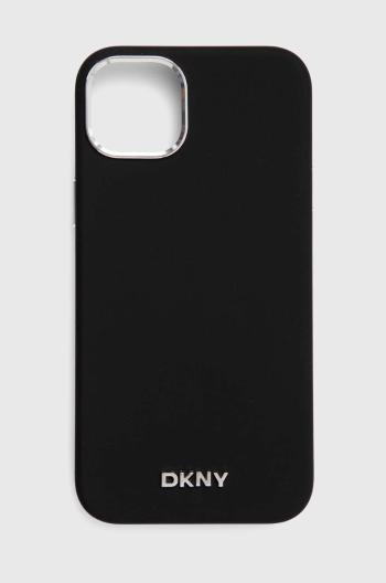 Obal na telefon Dkny iPhone 15 Plus / 14 Plus 6.7" černá barva, DKHMP15MSMCHLK