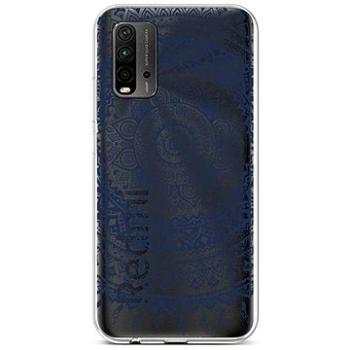 TopQ Xiaomi Redmi 9T silikon Navy Mandala 65075 (Sun-65075)