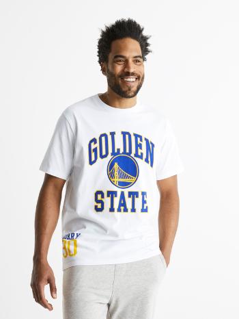 Celio NBA Golden State Warriors Triko Bílá