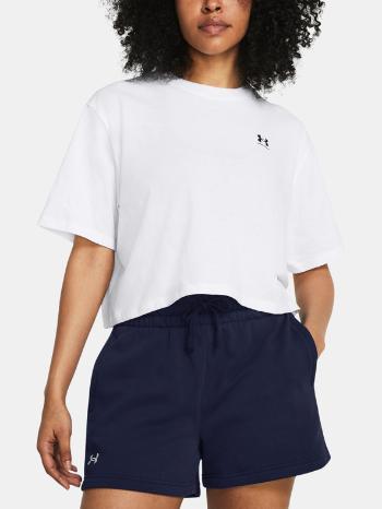 Under Armour UA Boxy Crop Logo SS Triko Bílá