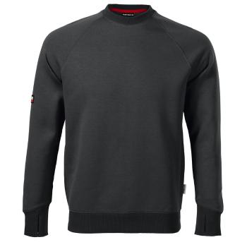 MALFINI Pánská mikina přes hlavu Vertex - Ebony gray | XL