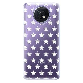 Odolné silikonové pouzdro iSaprio - Stars Pattern - white - Xiaomi Redmi Note 9T