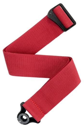 D'Addario Auto Lock Polypro Guitar Strap Red