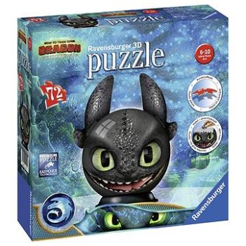 Ravensburger 3D 111459 Puzzle-Ball Jak vycvičit draka 3: Bezzubka  (4005556111459)