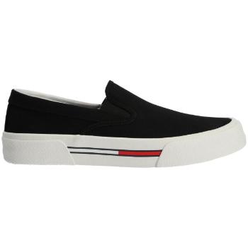 Tommy Hilfiger TOMMY JEANS SLIP ON CANVAS Pánské nízké tenisky, černá, velikost