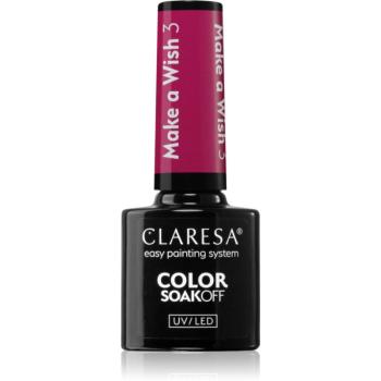 Claresa SoakOff UV/LED Color Make a Wish gelový lak na nehty odstín 3 5 g