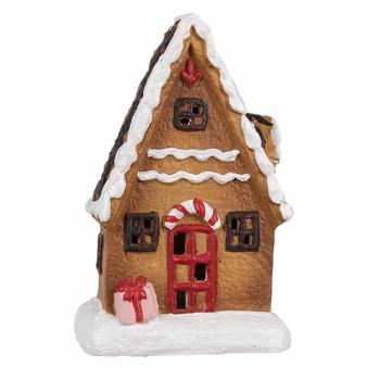 Keramická perníková chaloupka Gingerbread House - 10*7*15 cm 6CE1771