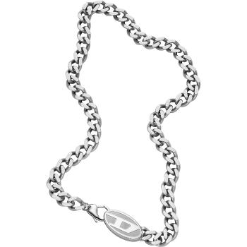 Diesel Stylový ocelový náhrdelník s logem DX1509040