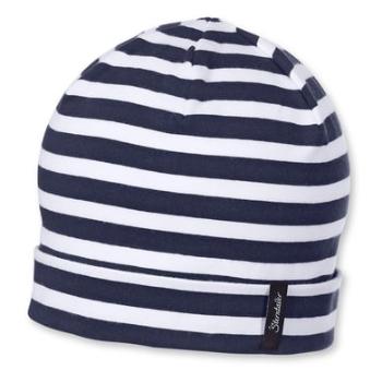 Sterntaler Čepice Slouch Striped Jersey marine