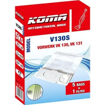 KOMA V130S - Sáčky do vysavače Vorwerk V 130, textilní, 5ks (V130S_KRA)