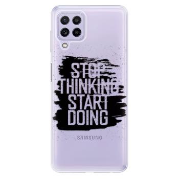 Odolné silikonové pouzdro iSaprio - Start Doing - black - Samsung Galaxy A22