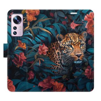 Flipové pouzdro iSaprio - Flower Jaguar 02 - Xiaomi 12 / 12X