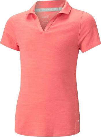 Puma Girls Cloudspun Coast Loveable Heather 152 Polo košile