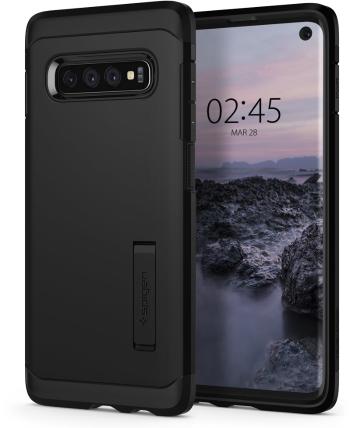 Telefon tok Spigen Tough Armor Samsung Galaxy S10 fekete tok