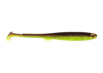 Fox Rage Gumová nástraha Slick Fast Super Soft UV Green Pumpkin - 21cm