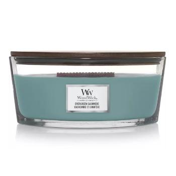 WoodWick Vonná svíčka loď Evergreen Cashmere 453,6 g