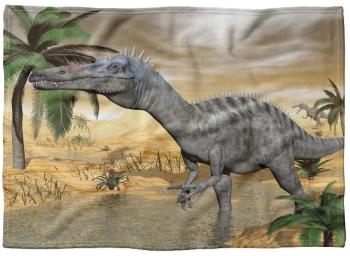 IMPAR Fleecová deka Dinosaurus 150x120 cm (Rozměr : 200 x 140 cm, Podšití beránkem: NE)