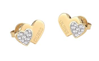 Guess Půvabné pozlacené náušnice s krystaly Studs Party JUBE02174JWYGT/U