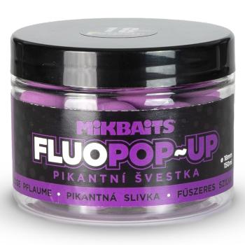 Mikbaits plovoucí boilie fluo pikantní švestka 150 ml - 18 mm