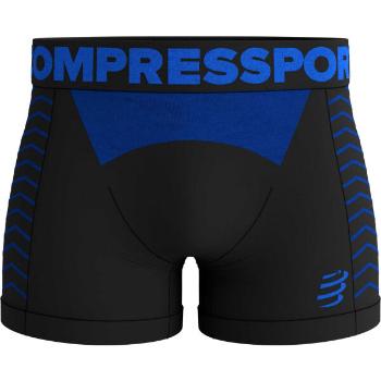 Compressport SEAMLESS BOXER Pánské funkční boxerky, černá, velikost