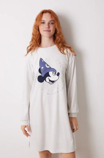 Noční košilka women'secret MICKEY dámská, šedá barva, 4448053