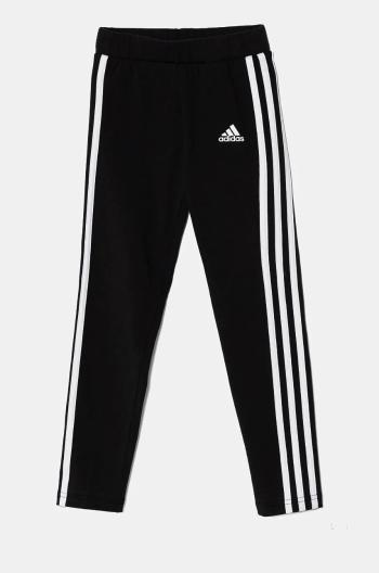 Dětské legíny adidas Performance H65800 černá barva, s aplikací