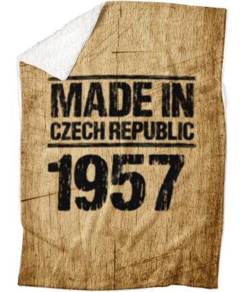 Deka Made In (rok: 1957, Podšití beránkem: ANO)