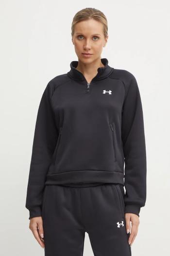 Mikina Under Armour Armour Fleece Pro dámská, černá barva, hladká, 1386505