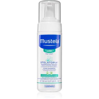 Mustela Bébé Stelatopia pěnový šampon pro děti od narození 150 ml