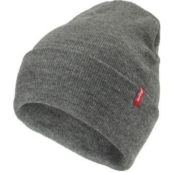 Levi's&reg; SLOUCHY RED TAB BEANIE Pánská zimní čepice, šedá, velikost