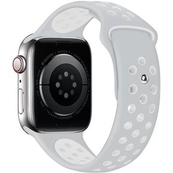 Eternico Sporty pro Apple Watch 42mm / 44mm / 45mm / Ultra 49mm Cloud White and Gray (AET-AWSP-WhGr-42)