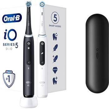 Oral-B iO Series 5 Duo Black/White magnetické zubní kartáčky (4210201428695)