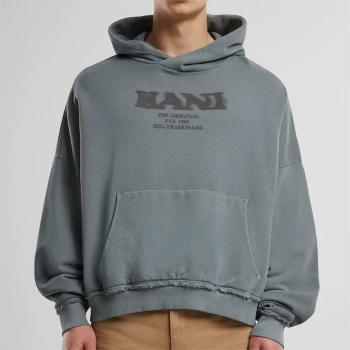 Mikina Karl Kani RETRO SPRAYED Hoodie Anthracite - XL