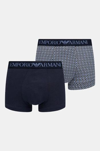 Boxerky Emporio Armani Underwear 2-pack pánské, tmavomodrá barva, 111210 4F504