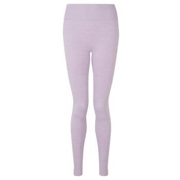 TriDri® Dámské bezešvé legíny 3D Fit - Fialový melír | M