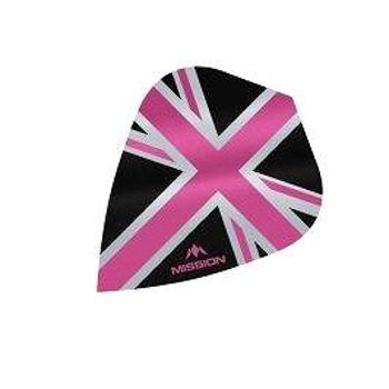 Mission Letky Alliance Union Jack - Black / Pink F3094 (289301)