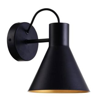 Candellux Černo-zlaté nástěnné svítidlo More pro žárovku 1x E27 21-71149